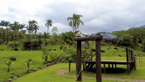 mansion on a tropical paradise in the southernmost part of brazil