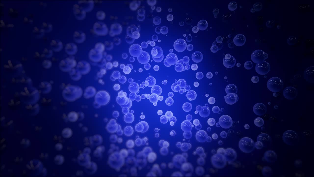 fondo de reflexión de la luz de las bolas de vidrio