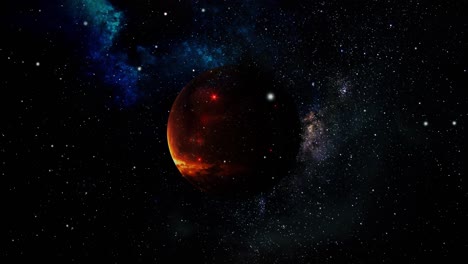 Un-Planeta-Rojo-O-Caliente-En-El-Universo