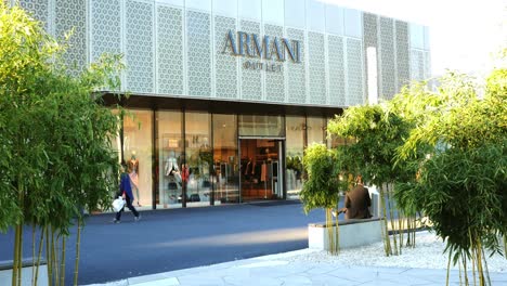 armani outlet store exterior