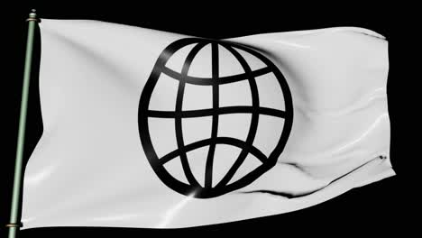 world wide web flag waves