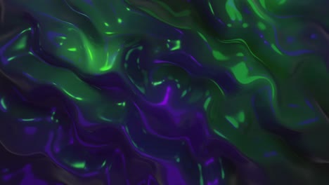 animación de múltiples formas líquidas multicolores en 3d ondulando y fluyendo suavemente