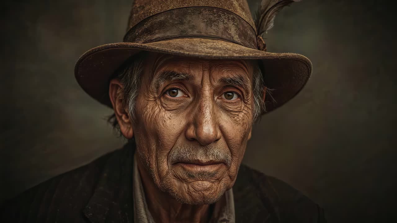 Portrait of an Elderly Man in a Hat