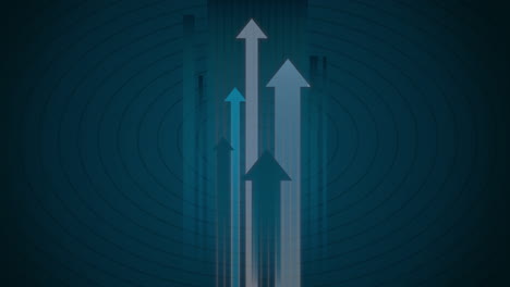 diseño gráfico de tendencia ascendente