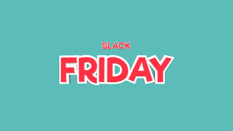 Red-Black-Friday-cartoon-text-on-green-gradient-color