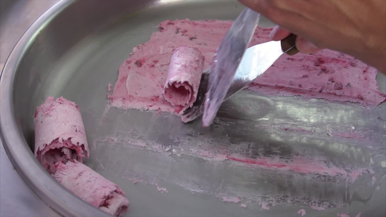 hacer helados enrollados