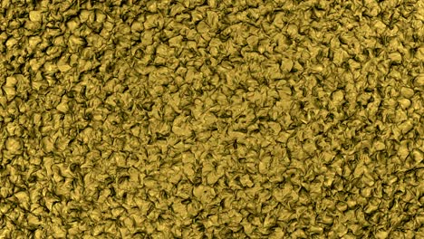 Abstract moving surface in golden color