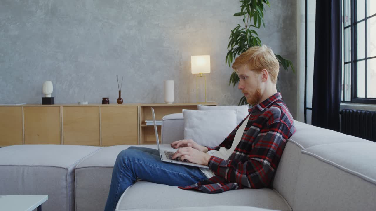 Man Working From Home