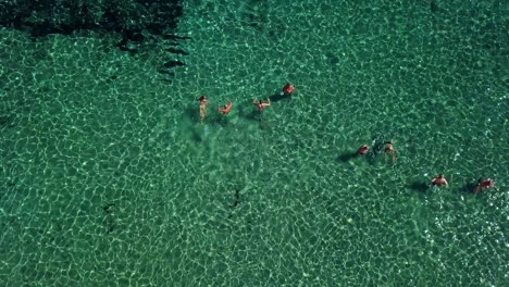 sea-drone-shooting-with-clear-turquoise-Mediterranean-water