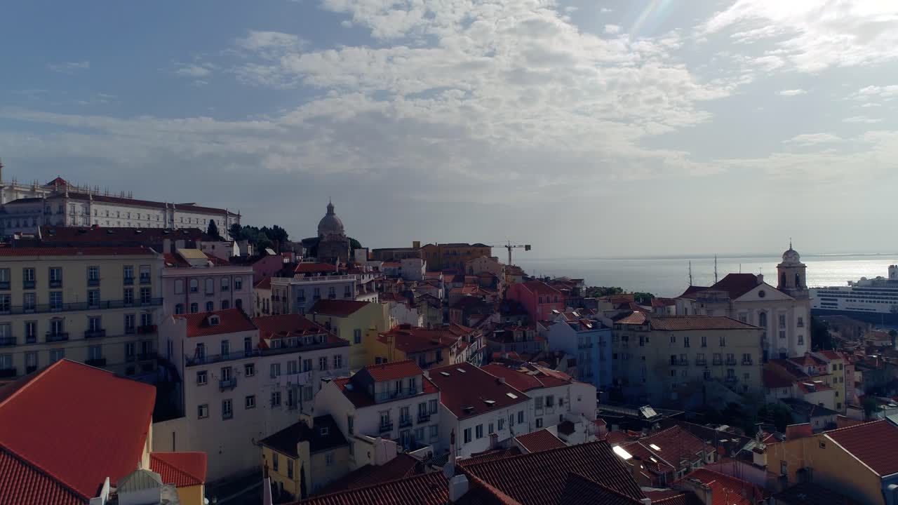 Lisboa Skyline cittadino Orizzonte Capitale Punto di riferimento Lisbona