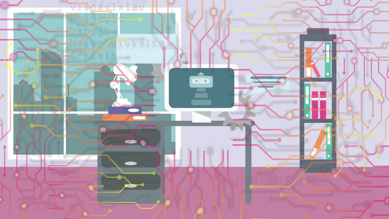 Animation of ai on computer and networks
