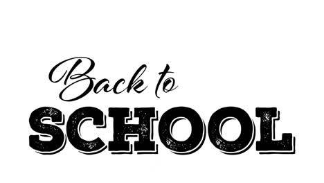 Animation-of-back-to-school-text-on-white-background