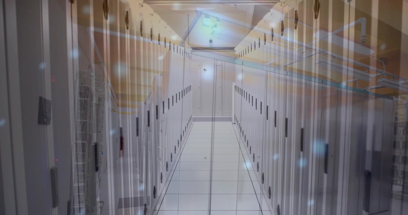 Animering af databehandling over serverrum