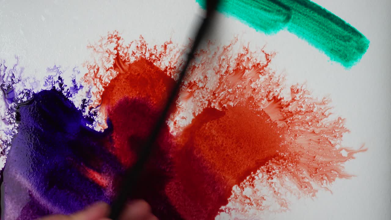 Drawing watercolor abstract background