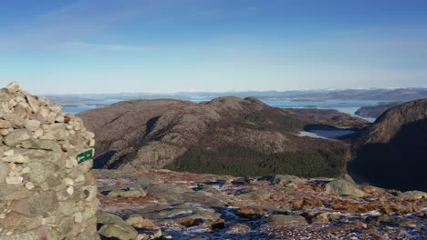 Luftaufnahme-Von-Dalsnuten-In-Rogaland,-Norwegen