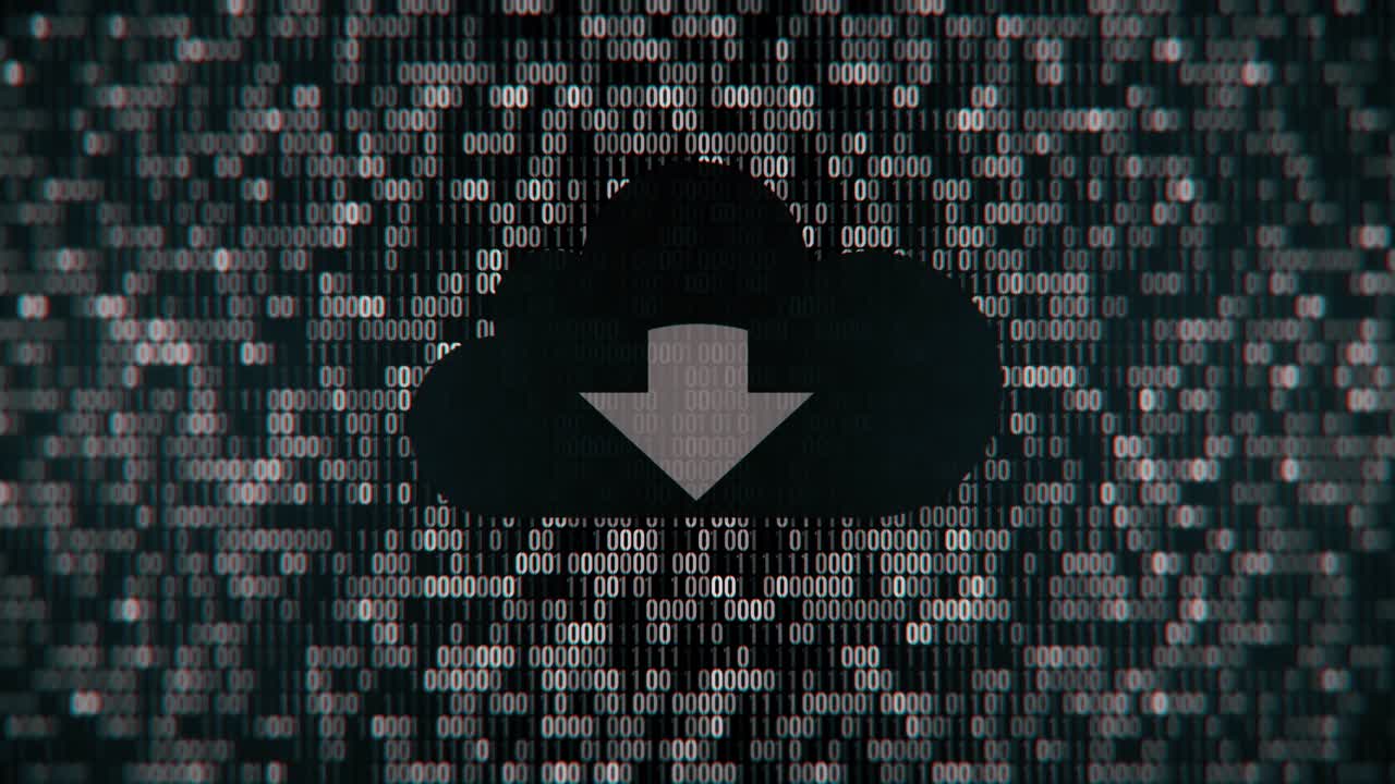 4K -Focus Cloud,Data center, Download loopable background