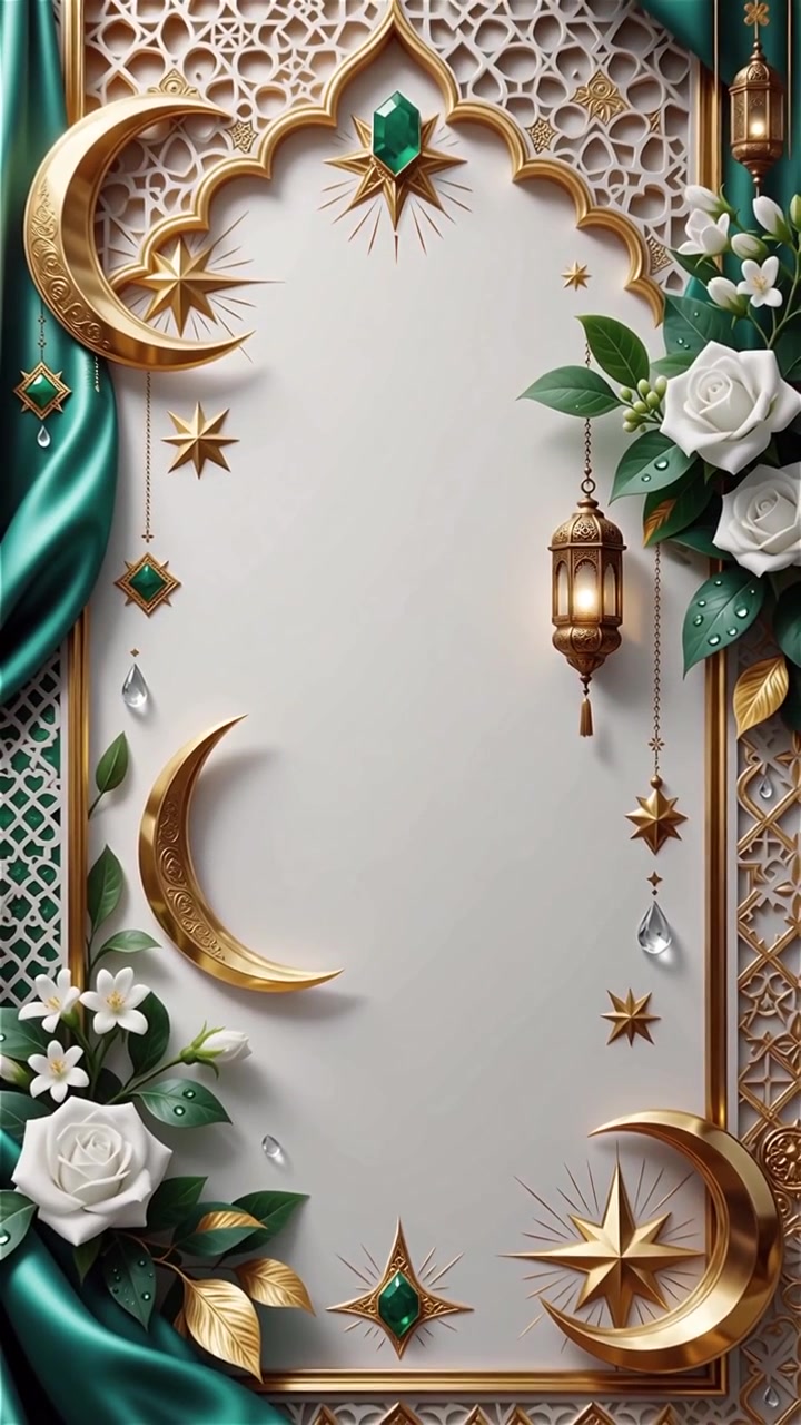 Compleanno del Profeta Maometto Mawlid al-Nabi Sfondo Islamico