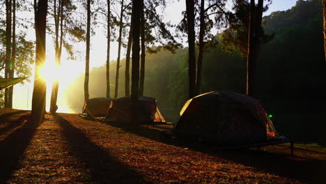 morning sunrise at pang oung, mae hong son thailand