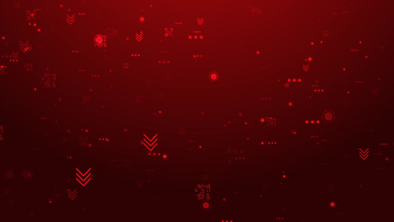 Abstract Red Digital Background