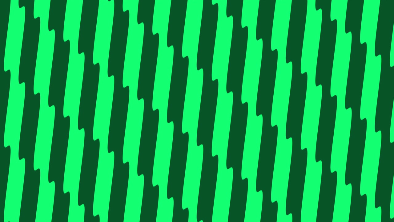 Abstract Green Diagonal Stripe Pattern Animation