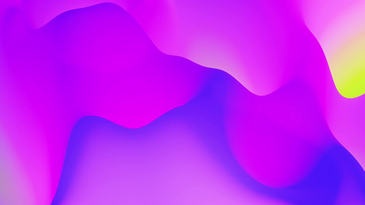 4k bucle sin costuras con fluidos abstractos gradientes violeta azul, superficie ondulada de brillo interno. hermosos gradientes de color como fondo líquido abstracto, animación suave. 3d en estilo moderno plano agradable 21