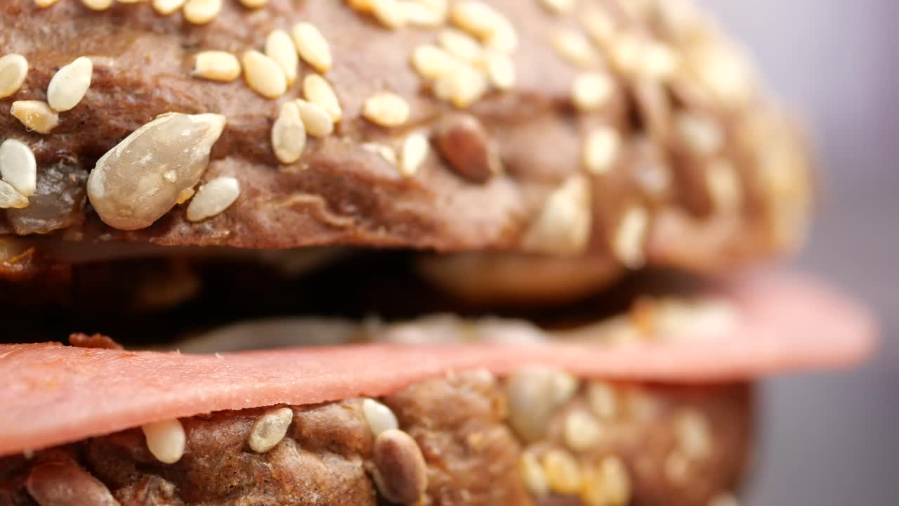 Close-up of a sandwich