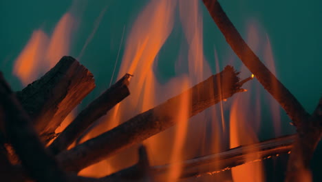 Bonfire-Against-Dark-Night-Sky