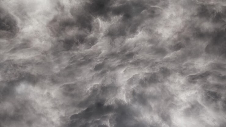 thunderstorm, Rain clouds are coming and thunderbolts lightning