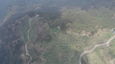 Wunderschöne-Berglandschaft-Von-Nepal