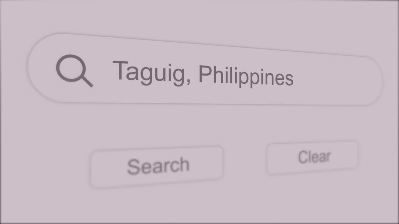 Search for Taguig, Philippines