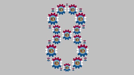 el número ocho de missouri.