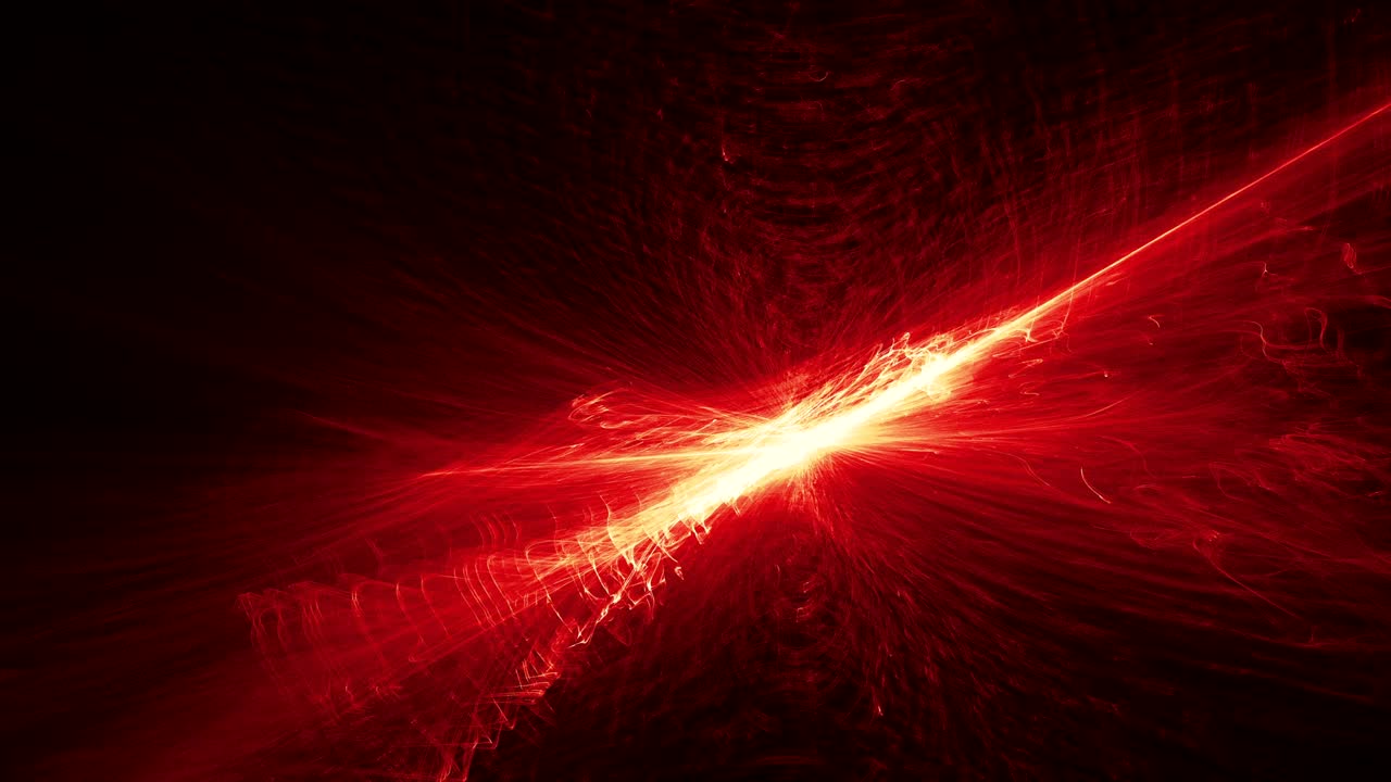 animación digital de una forma fractal en bucle