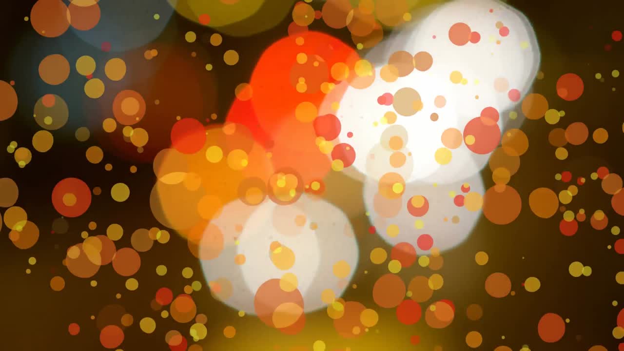 검은 바탕에 대한 다채로운 보케 효과