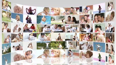 collage de imágenes familiares en hd