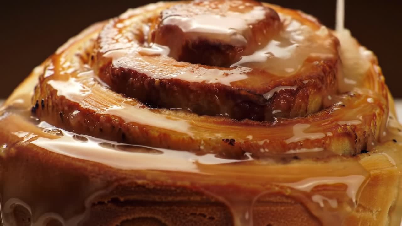 Glazed Cinnamon Roll