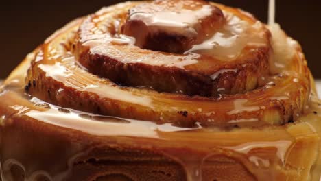 glazed cinnamon roll