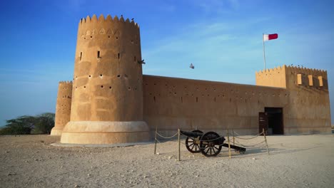 zubara fort in qatar desert-2