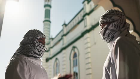 muslim men at a mosque