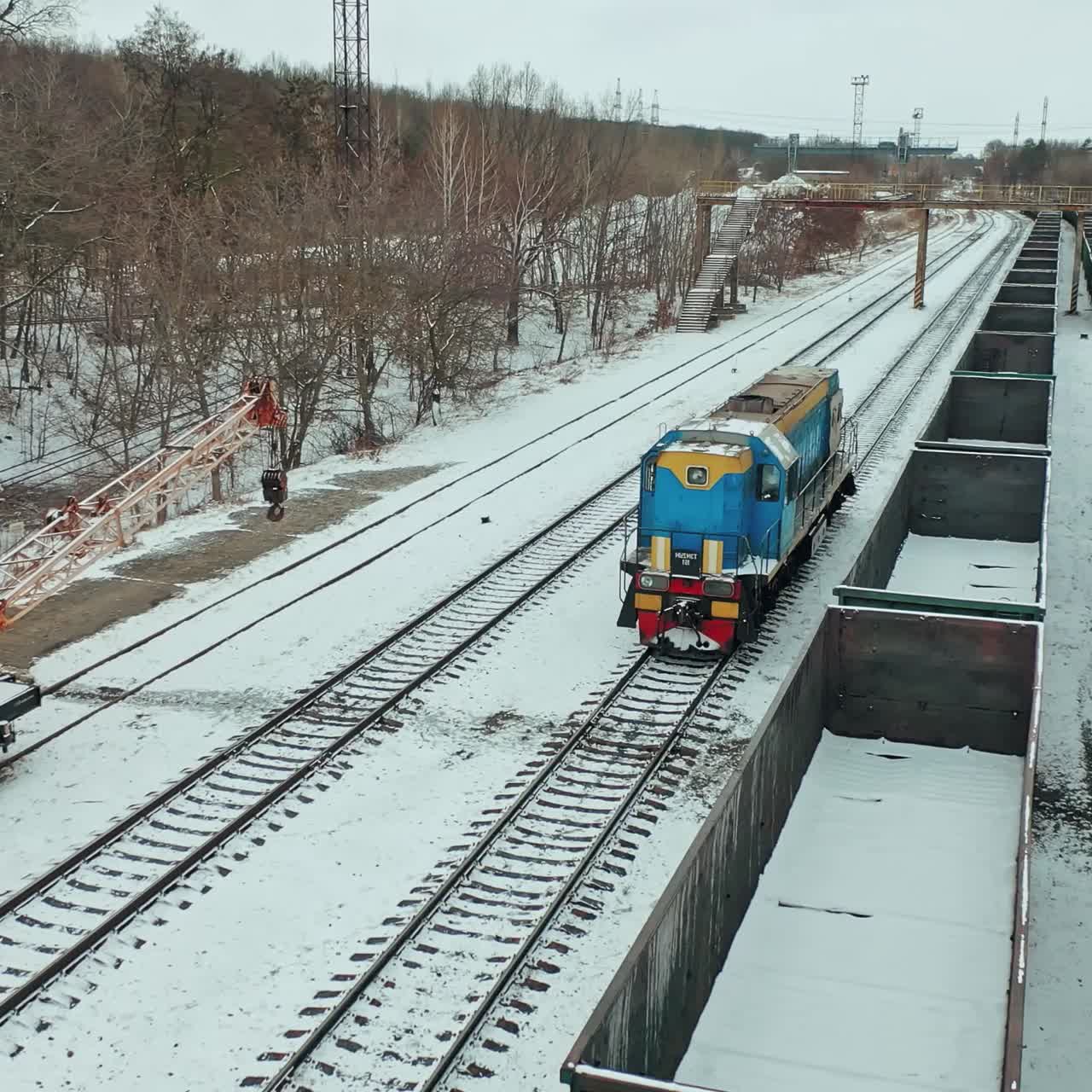 Cargo railway transportation industry