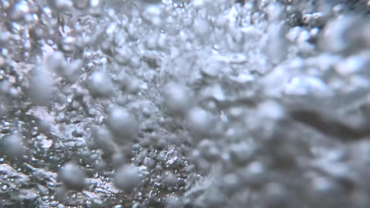 Bubbling spa, spring thermal water