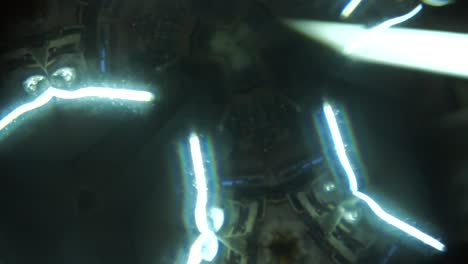 microscopic crystal structure
