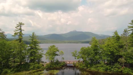 jezioro chmur, mount washington, new hampshire