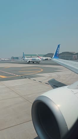 airplanes on the airport tarmac