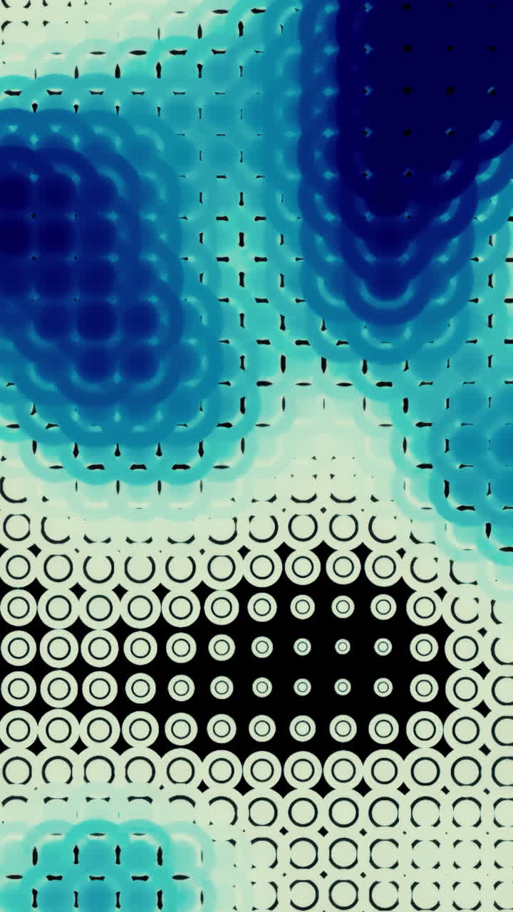 Abstract Geometric Patterns with Circles and Dots