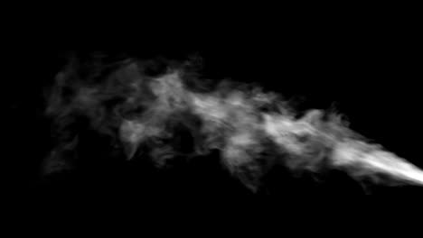 jet of medium-intensity steam