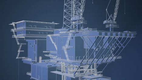 plataforma de petróleo y gas