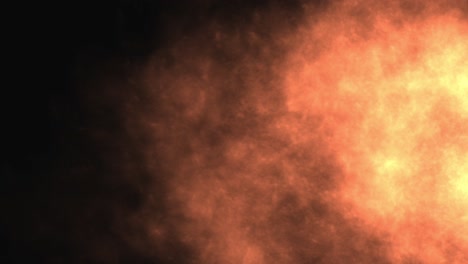 pulsating explosive fiery star surface