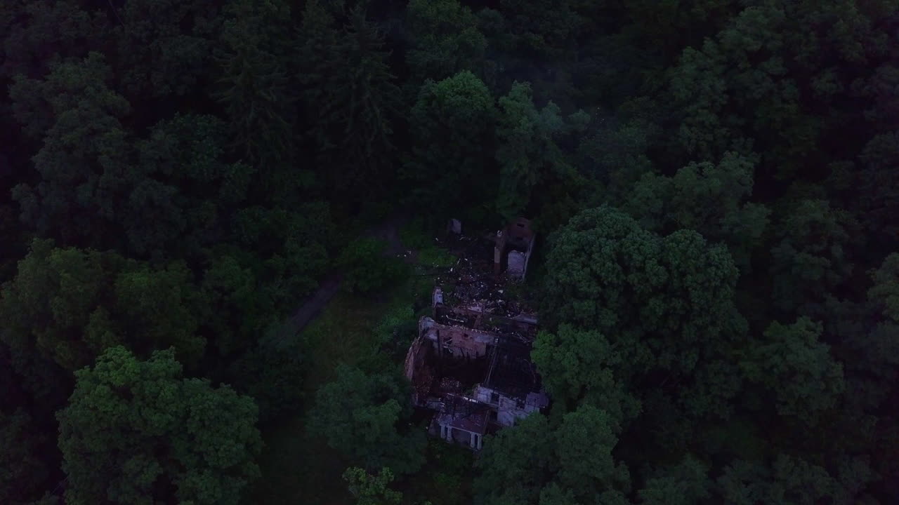 A buildings after a fire.