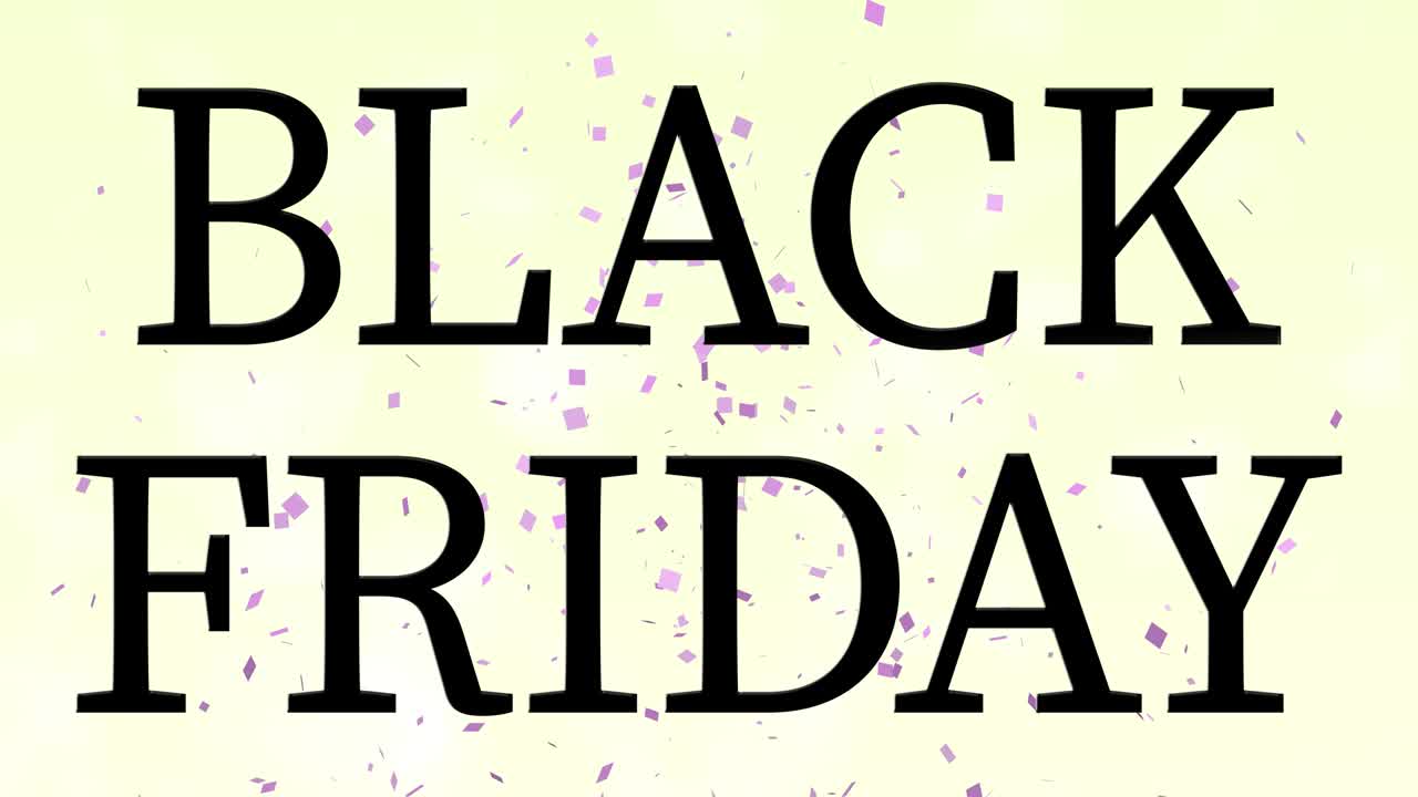 블랙 프라이데이 이벤트 텍스트 애니메이션 모션 그래픽