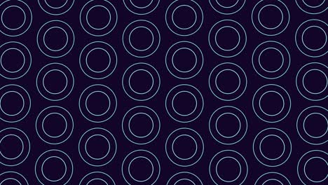 Blue rings and circles pattern